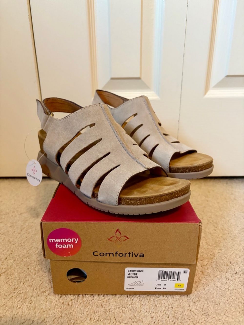 Comfortiva Scottie Sandals in Baywater